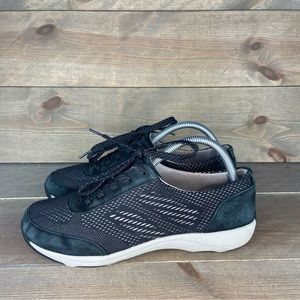 Dansko hayes Womens size 38 shoes black suede mesh comfort walking sneakers